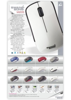 SWANSONG SS-M205 2.4 GH KABLOSUZ MOUSE